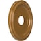 Ekena Millwork Traditional PVC Medallion (Canopies up to 9 1/2"), 16"OD x 3 1/2"ID x 1 3/8"P, Metallic Vintage Gold CMP16TRDVG - alternate 3